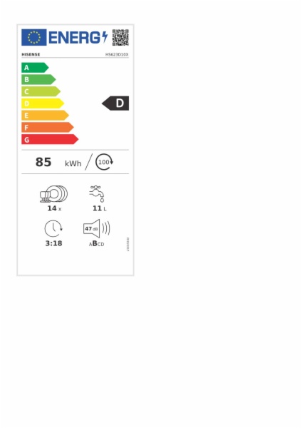 LAVAVAJILLAS HISENSE HS623D10X